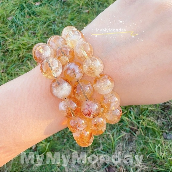 Citrine Bracelet 12mm - Picture 3 of 5